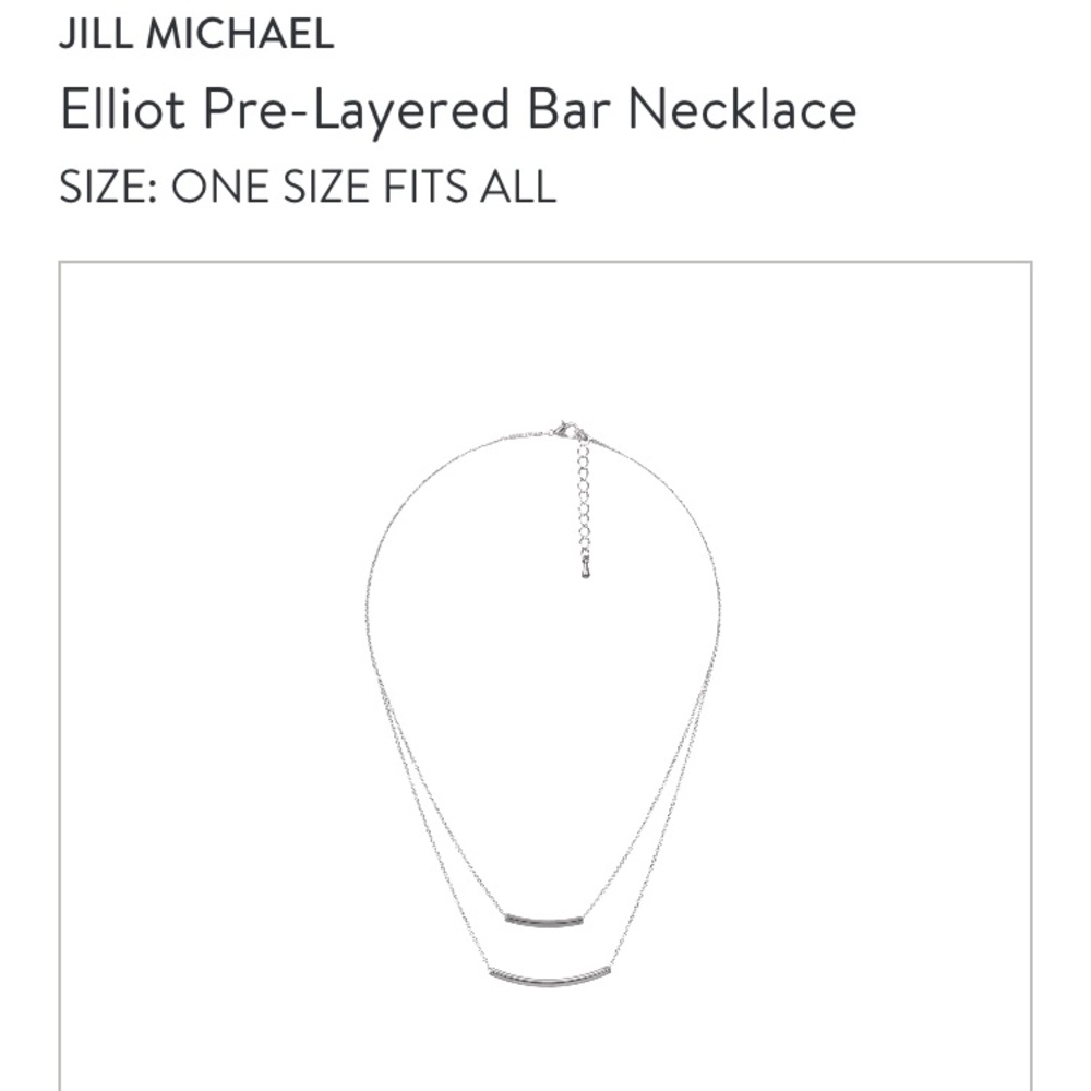 Jill Michael - Elliot Pre-Layered Bar Necklace
